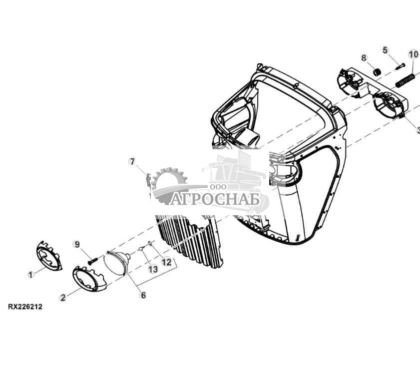 Освещение капота повышенного качества 